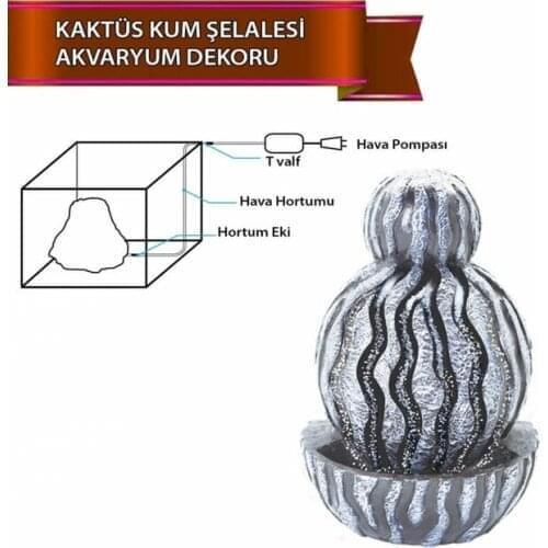 Dophin Sand Waterfall Cactus Aquarium Decor 256813706