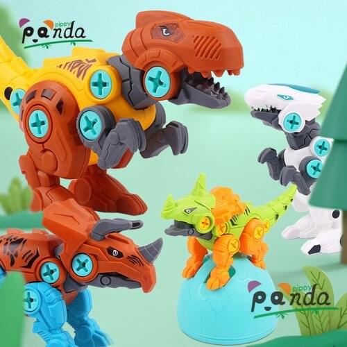 Take Apart Dinosaur Toys Educational DIY Gift STEM Learning Puzzle Play Set With Dinosaur Egg For Kids Ages 3 Years Old And Up