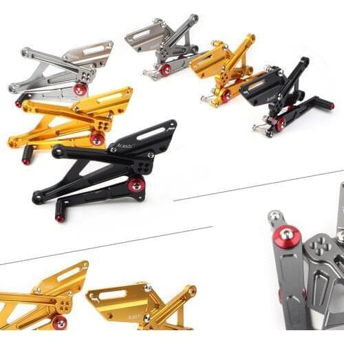 2PCS Gold Wing Motorbike Rearsets Foot Peg Rear Set Footrest Pedal Aluminum For Honda Goldwing GL1800 2015 2016 2017 2018