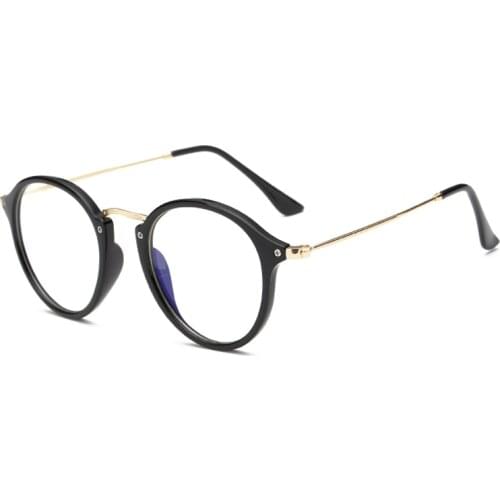 2020 fashion PC frame alloy anti blue light computer glasses men women coating film blocking ray from computer phone for gaming