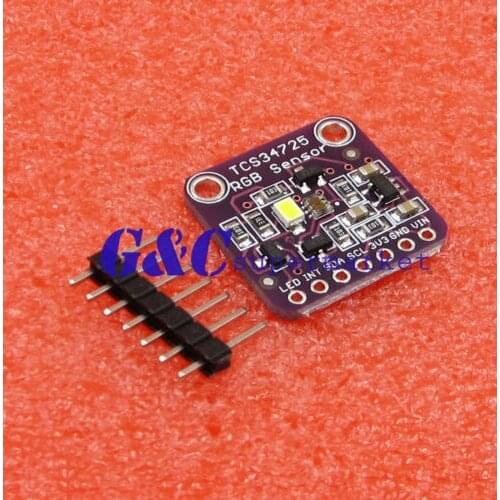 TCS34725 RGB Light Color Sensor Recognition Module diy electronics