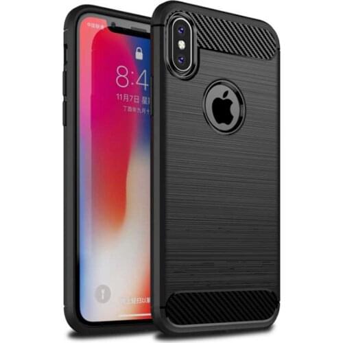 Soft silicone phone case for iphone x xs thin brushed protective case for iphone xs max new anti-knock back cover for iphone xr
