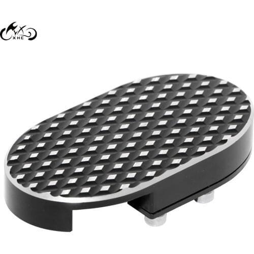 Motorcycle Black Aluminum Brake Pedal Pads Foot Peg Cover For Harley Sportster XL883 XL1200 48 72 V-Rod VRSCA/Street Rod VRSCR