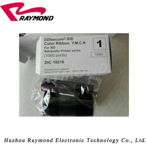Original EDIsecure DIC10216 YMCK Ribbon - 1000 prints, XID 8300 / XID580ie Series Card Printer Color Ribbons