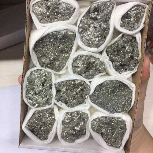 Natural Stones Pyrite Quartz Minerals Crystals Healing Rough Gemstones Healing Home Decorations