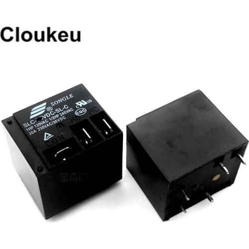 SLC-12VDC-SL-C 30A T91 Relay DIP5 HF2100