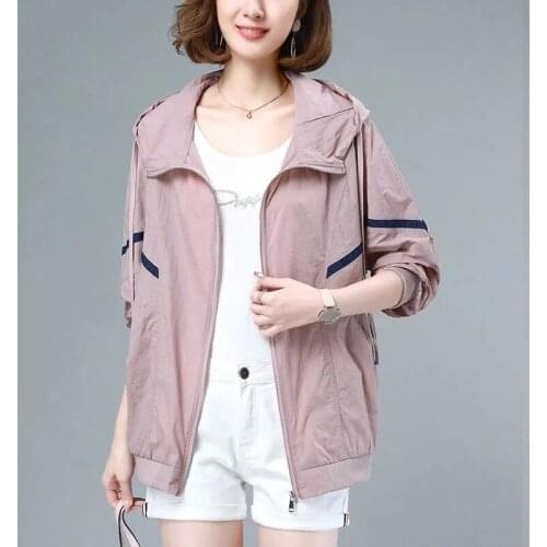 Sunscreen Clothes Womens Summer 2021 New Loose Korean Version Of The Anti-Ultraviolet Coat Hhat Long Sleeve Thin Section