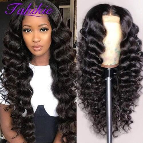 13x6 Lace Front Wig Loose Deep Wave Wig 13x4 Lace Frontal Wig Brazilian Human Hair Wigs For Women Human Hair Remy Tahikie