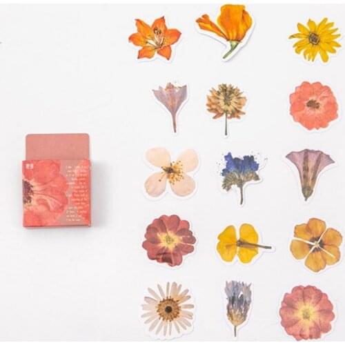 20packs wholesale flower decoration sticker hot sell decoration packing DIY Scrapbooking School Supplies 4CM