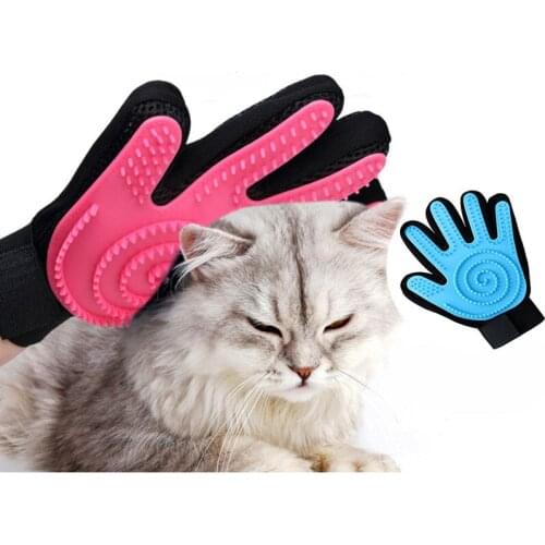 2020 Pet Brush Glove Cat Massage Beauty Glove Dog Bath Brush Hair Artifact Pet Accessories