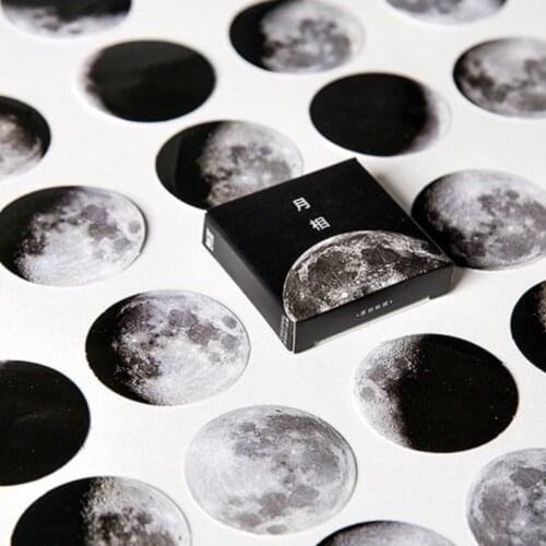 45 Pcs/pack Cute Creative Moon Mini Paper Sticker Decoration Diy Album Diary Scrapbooking Label Sticker Stationery School Supply