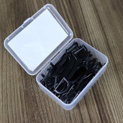 50PCS/Per Box Black Dental Floss Pick