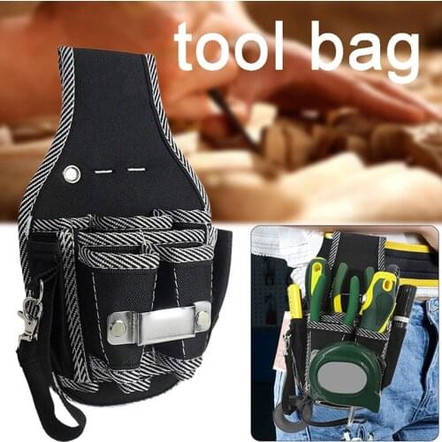 9 in 1 Screwdriver Utility Kit Holder Top Quality 600D Nylon Fabric Tool Bag Electrician Waist Pocket Tool Belt Pouch Bag