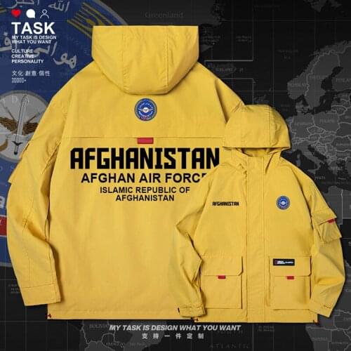 Afghanistan Afghan AFG men jacket hooded air force logo army fan streetwear printed casual coat nation jackets autumn clothes