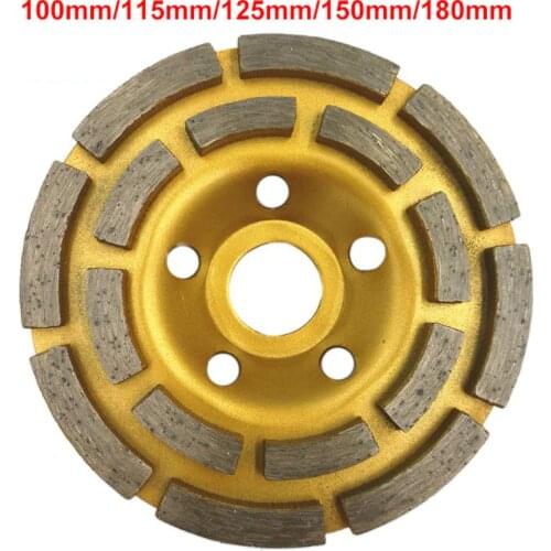 100/115/125/150/180mm Diamond Segment Grinding Wheel Disc Grinder Concrete Granite Stone Cut