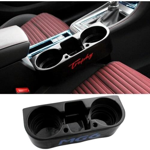 ABS Car Seat Gap Storage Box For MG MG 6 Trophy Logo MG6 Auto Central Case Cup Holder Car Styling Interior Accessories