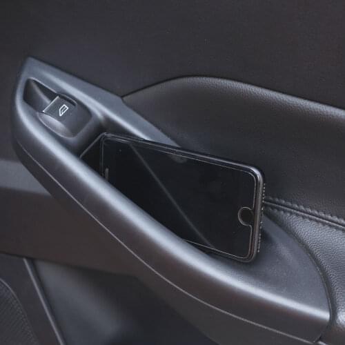 Carmilla 1 PAIR Car Rear Door Handle Glove Box Armrest Container Storage Box for Ford New Focus 3 4 MK3 MK4 2012 - 2016 2017