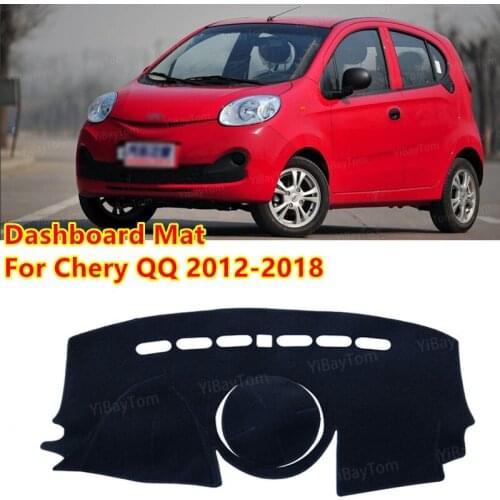 For Chery QQ 2th Gen 2013-2018 Kimo Anti-Slip Mat Sunshade Dashmat Protect Carpet Dashboard Cover Pad Accessories