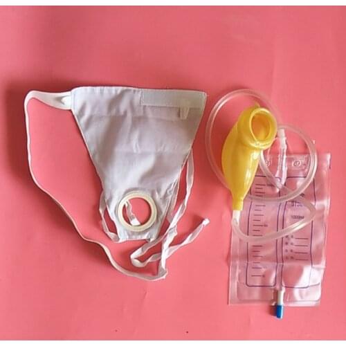 Men Women Urinals Latex Urine Collector Bedridden Breathable Urine Bag Urinary Incontinence