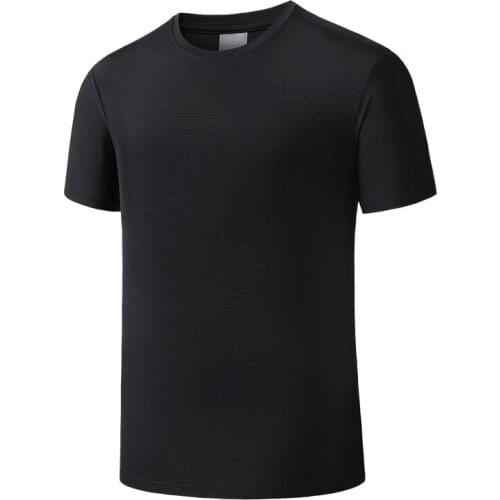 Korean Boy Ice Silk Top MenS Short Quick Drying T-Shirt Summer Thin Breathable Sweat Wicking Loose Large Half Sleeve