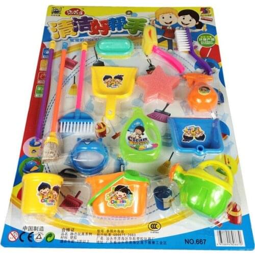 Simulated tools cleaning utensils toy Children Clean Toy Plastic Simulated Tools Cleaning Utensils Play Educational Childrens