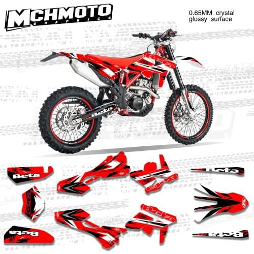 MCHMFG Motorcycle Team Graphic Decal & Sticker Kit For BETA RR 18-19 2018 2019 Sticker