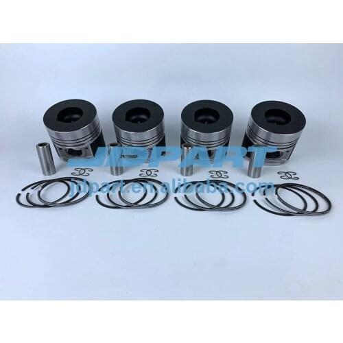 New V4300 piston with rings STD For Kubota