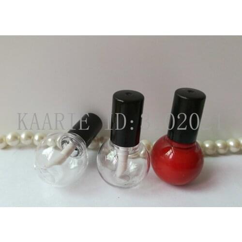 5ML 100pcs/lot Plastic Cute Lipstick Refillable Container,DIY Ball Shape Cosmetic Lip Gloss Packing Bottle,Empty Lip Beauty Tool