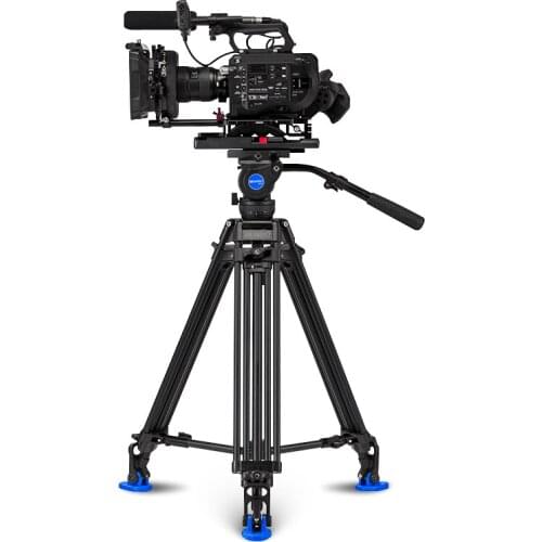 Benro BV6/4/8/10 Camera Tripod Camera Damping Hydraulic Head Photography Professional Triangle Bracket