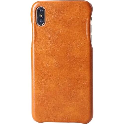 Luxurious Oil wax Cowhide pattern For iPhone 12 11 Pro Max X XR XS Cover coque business affairs Drop proof mobile phone case