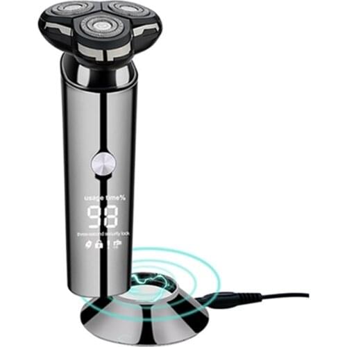 S3000 Electric Shaver Wireless Use 4D Electric Razor Men USB Rechargeable Mens Shaving Machine Waterproof With Charging Base