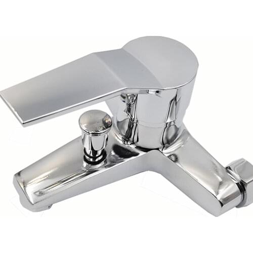 Hot and Cold Mixing Water Wall Mounted Shower Faucet Bathtub Faucet Handheld Shower Tap Faucet Bathroom Accessories