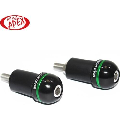 Universal Motorcycle Bar end Plug Grip, Handlebar weights Dampener 22mm 7/8 ", Anti Vibration Handlebar End Plugs