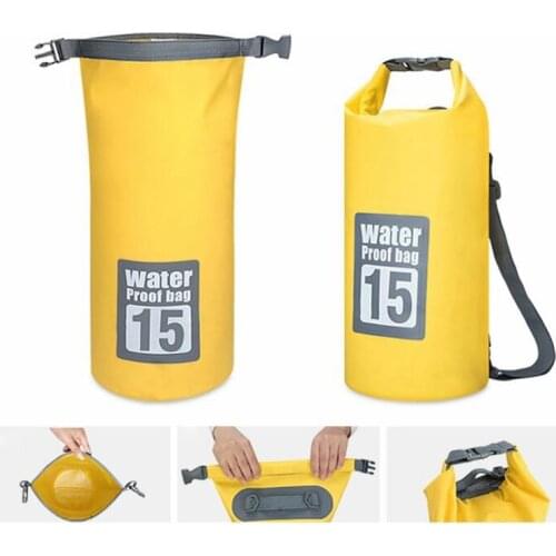 5/10/15/20L Waterproof Backpack Dry Bag Ultralight Waterproof PVC Bag Pouch Rafting Camping Hiking Swimming Outdoor Tools Travel