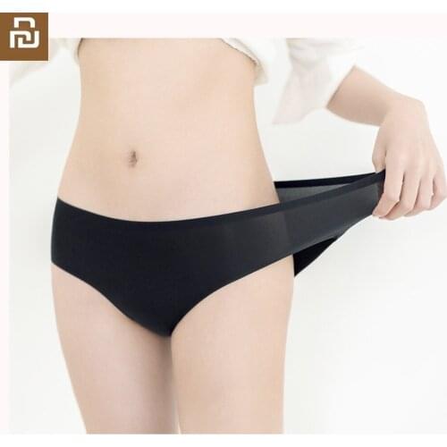 Youpin Womens Sexy Briefs No trace Underwear Panties High elastic fiber Comfortable and breathable For Woman