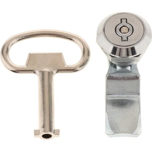 1 Pcs Cam Lock For Security Door Cabinet Cylinder Door Toolbox Drawer Shockproof Locker With 2 Keys For Boat Yacht RV Etc