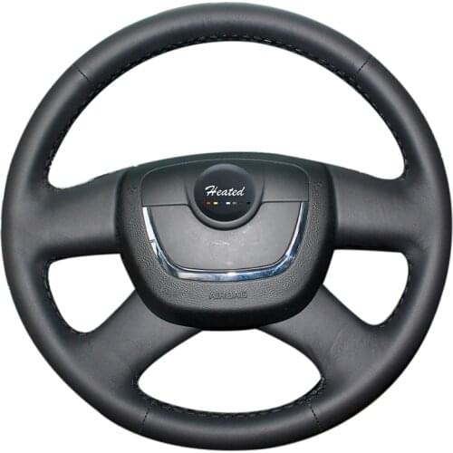 Steering Wheel Cover for Skoda Octavia Superb 2012 Fabia Skoda Octavia a5 2012 2013 Yeti 2009-2013 braid on the steering wheel