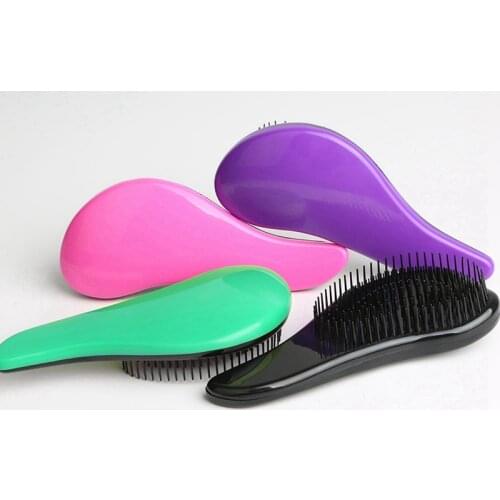 Two Color Pet Massage Comb Plastic Pins Brush Dogs And Cats Hair Grooming Tool To Remove Hair Knots