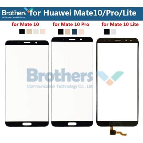 Front Outer Glass Lens For Huawei Mate 10 10Pro 10 Lite Touch Screen Glass for Huawei Mate 10 Lite Touch Glass Digitizer Tested
