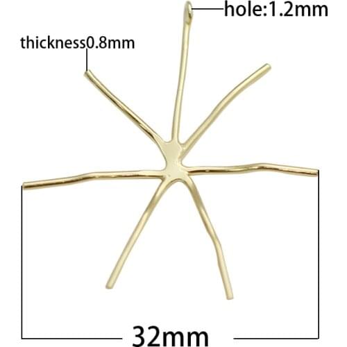 Beadsnice charm necklace pendant DIY jewelry charms findings claw 6 prong pendant setting blanks