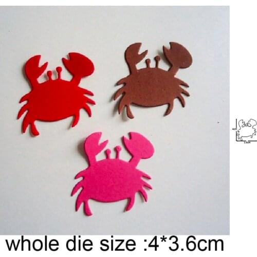 Christmas Crab Metal Cutting Dies for DIY Scrapbooking dies Stamp Cards Making Decorative Craft Embossing Die Cuts Stencils dies