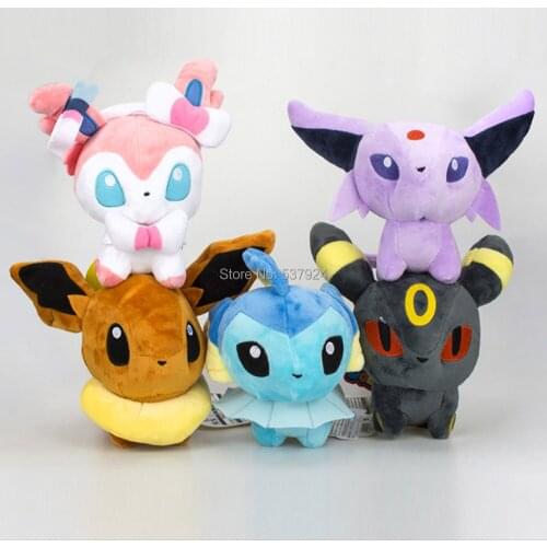 New 10Pcs Eev Vap Esp Umb Syl 8" 20CM Plush Doll