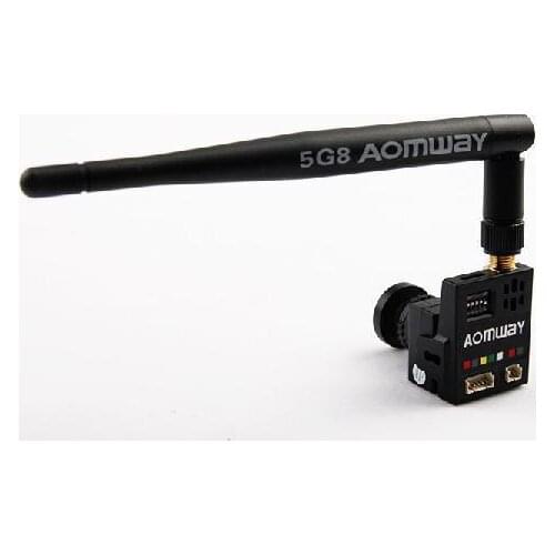 AOMWAY 5.8G 32CH 200mW FPV A/V Transmitter (VTX) + 700 line HD Camera 2 in 1 for RC Quadcopter Multicopter