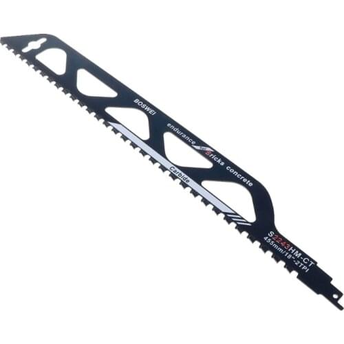 Demolition Masonry Reciprocating Saw Blade for Cutting Bricks Concrete Carbide C5AC