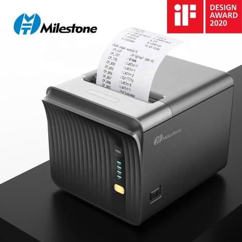 POS 80mm Thermal Receipt Printer DesktopTicket Printer Wifi Bluetooth Lan USB Ports Kitchen/Restaurant Printer For Windows