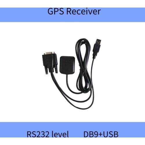 RS232 receiver DB9 USB double connector high precision GPS receiver NMEA0183 Gmouse DU-810