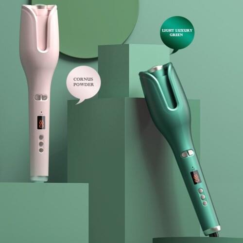 Hair Curler Ceramic Pro Rapid Heating Large Waves Curling Iron Automatic Hair Curler Long-lasting Perm Splint Curling