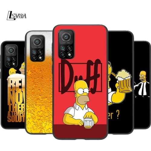 Cartoon Beer Glass Silicone Cover For Xiaomi Mi Note 11 10T 10 9 9T SE 8 Lite Pro Ultra 5G Phone Case Shell