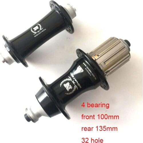 4 bearing front hub Rear hub 130mm 135mm bike hub 32 holes for MTB folding bike aluminum alloy v brake bikcycle hub