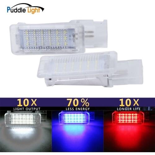 Led Courtesy Footwell Under Door Light For Vw Volkswagen Touareg Tiguan Passat Cc Polo Caddy Sharan Skoda Rapid Seat Ateca